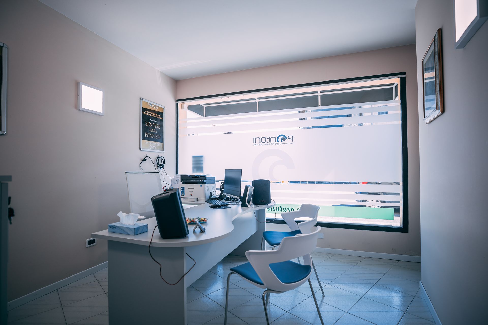 Lo studio del centro Pontoni di Cordenons